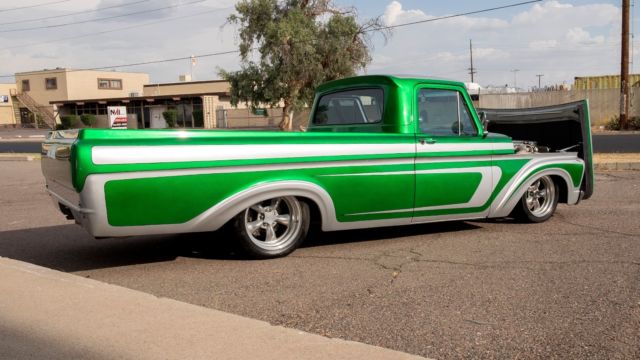 1963 Silver Green Ford F-100 Standard Cab Pickup