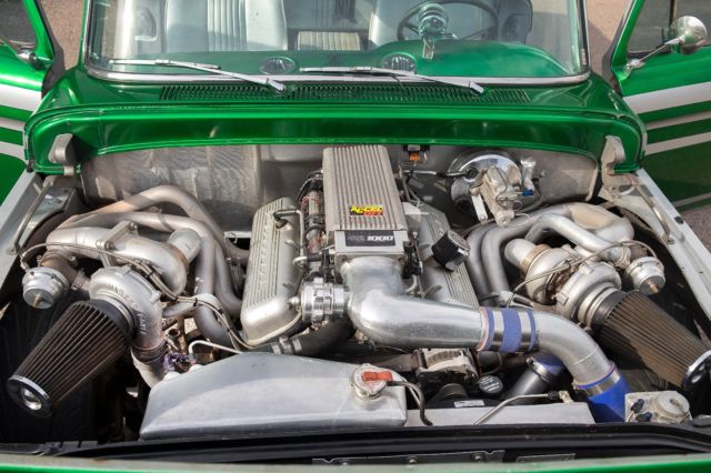 1963 Silver Green Ford F-100 Standard Cab Pickup