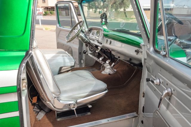 1963 Silver Green Ford F-100 Standard Cab Pickup