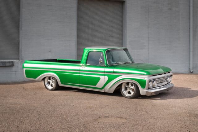 1963 Silver Green Ford F-100 Standard Cab Pickup