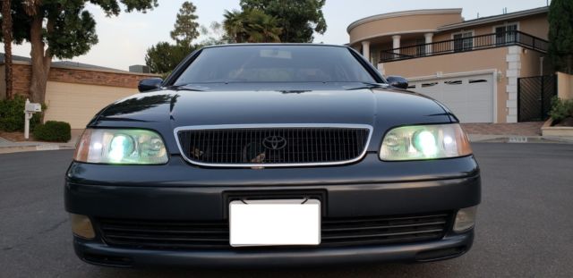 1992 Dark Greyish Blue Metallic Toyota Aristo (Japanese JDM) Sedan