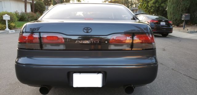 1992 Dark Greyish Blue Metallic Toyota Aristo (Japanese JDM) Sedan