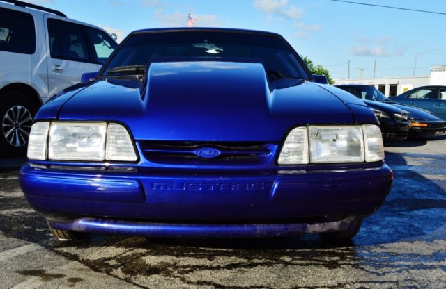 1988 Purple Ford Mustang Coupe