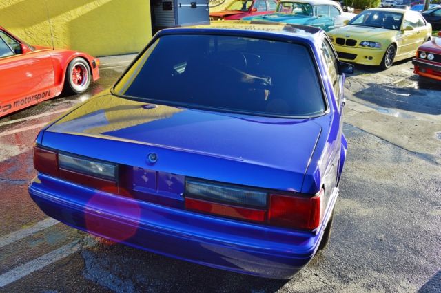1988 Purple Ford Mustang Coupe