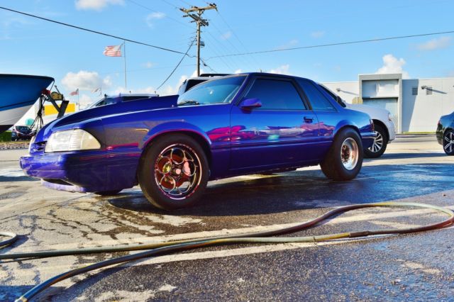1988 Purple Ford Mustang Coupe