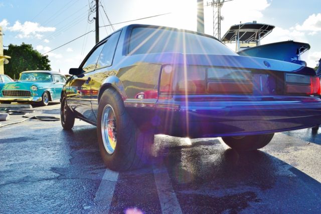 1988 Purple Ford Mustang Coupe