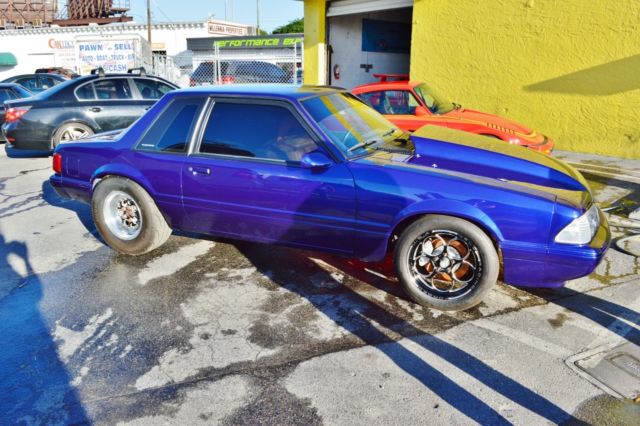 1988 Purple Ford Mustang Coupe