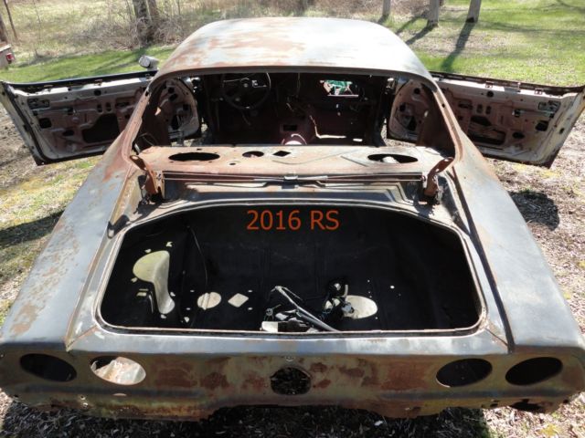 1973 Yellow Chevrolet Camaro Coupe