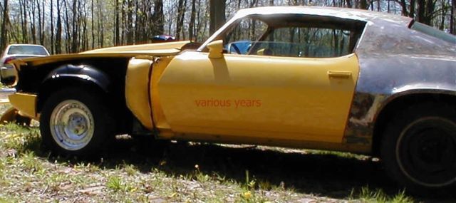 1973 Yellow Chevrolet Camaro Coupe