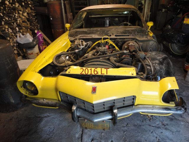 1973 Yellow Chevrolet Camaro Coupe