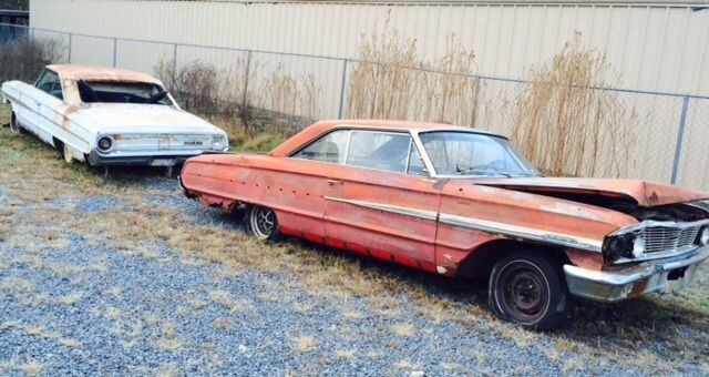 1964 Red Ford Galaxie Coupe