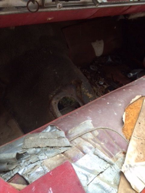 1964 Red Ford Galaxie Coupe