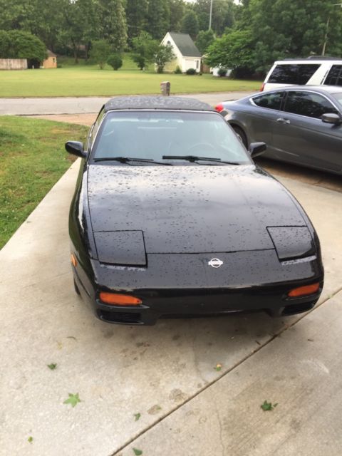 1993 Red Nissan 240SX Convertible