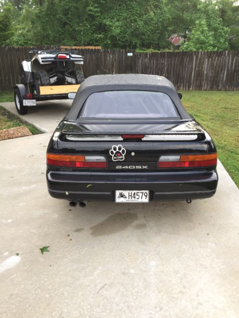 1993 Red Nissan 240SX Convertible