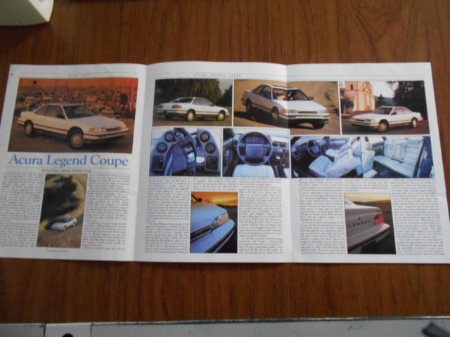 1987 Gold Acura Legend Coupe