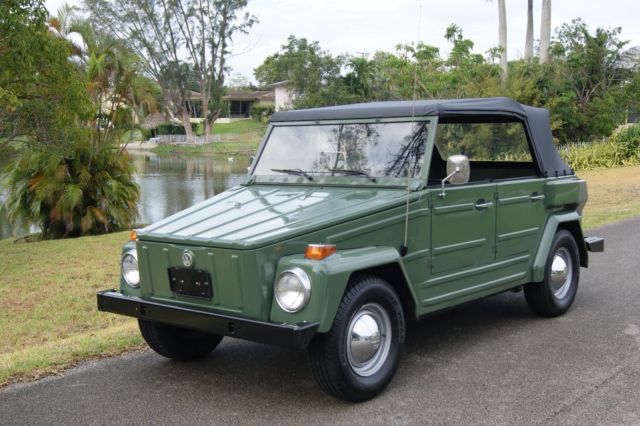 1974 Green Volkswagen Thing Convertible