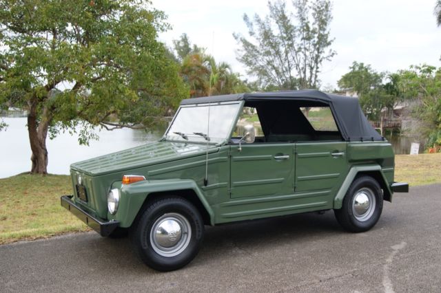 1974 Green Volkswagen Thing Convertible