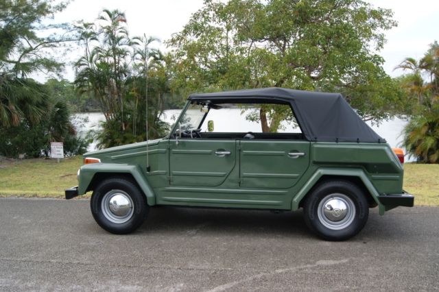 1974 Green Volkswagen Thing Convertible