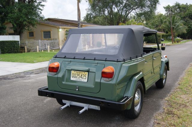 1974 Green Volkswagen Thing Convertible
