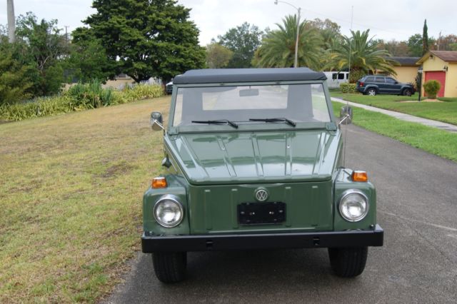 1974 Green Volkswagen Thing Convertible