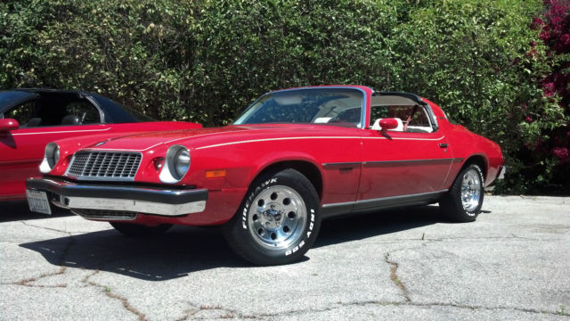1977 Red Chevrolet Camaro Coupe