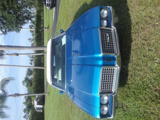 1972 Blue Oldsmobile 442 Convertible