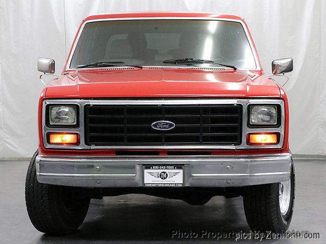 1985 Red Ford Bronco