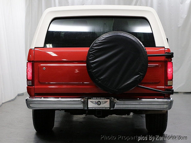 1985 Red Ford Bronco