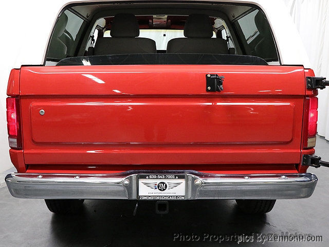 1985 Red Ford Bronco