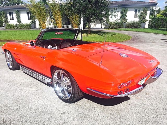 1964 Red Chevrolet Corvette Convertible
