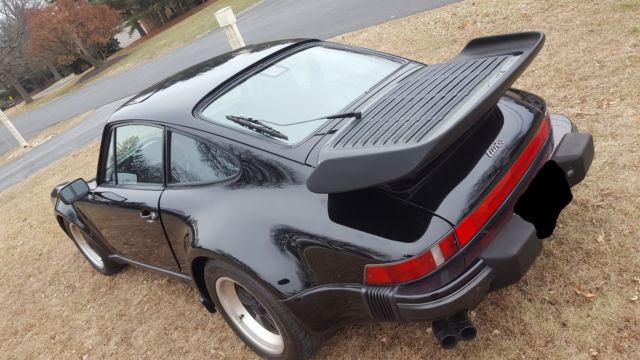 1988 Black Porsche 930 Coupe