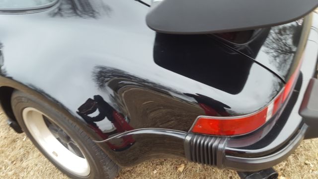 1988 Black Porsche 930 Coupe