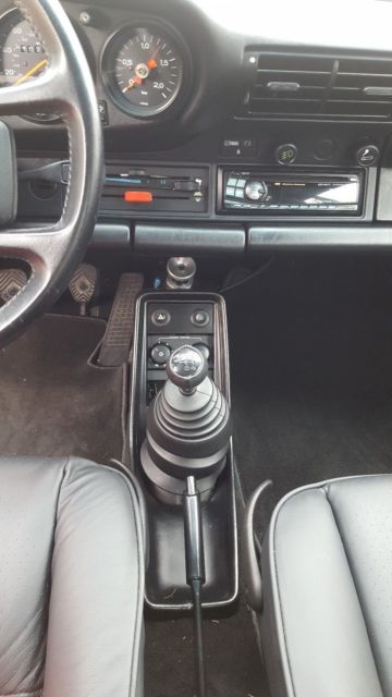 1988 Black Porsche 930 Coupe