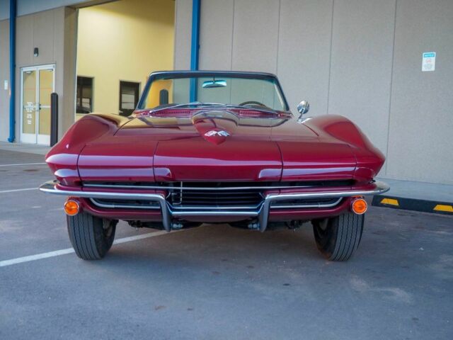 1965 Burgundy Chevrolet Corvette --