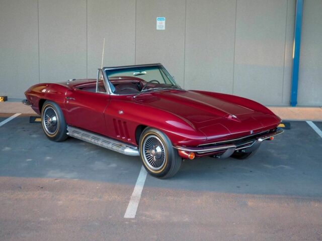 1965 Burgundy Chevrolet Corvette --