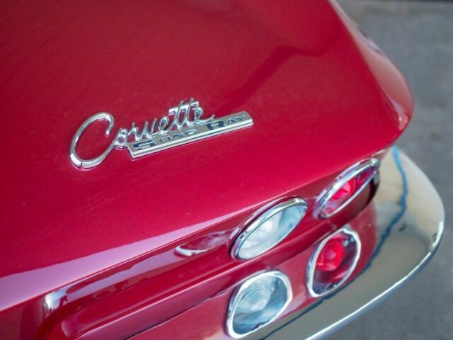 1965 Burgundy Chevrolet Corvette --