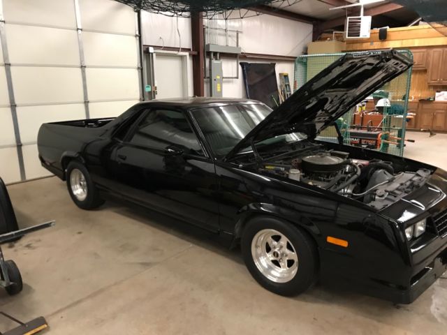 1982 black Chevrolet El Camino