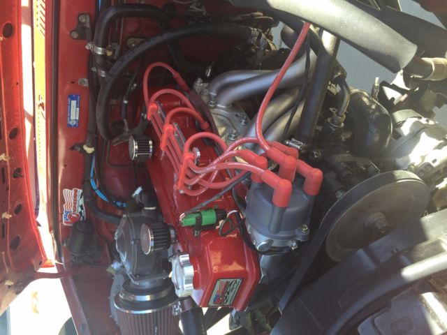 1984 Red Toyota Other Extended Cab Pickup