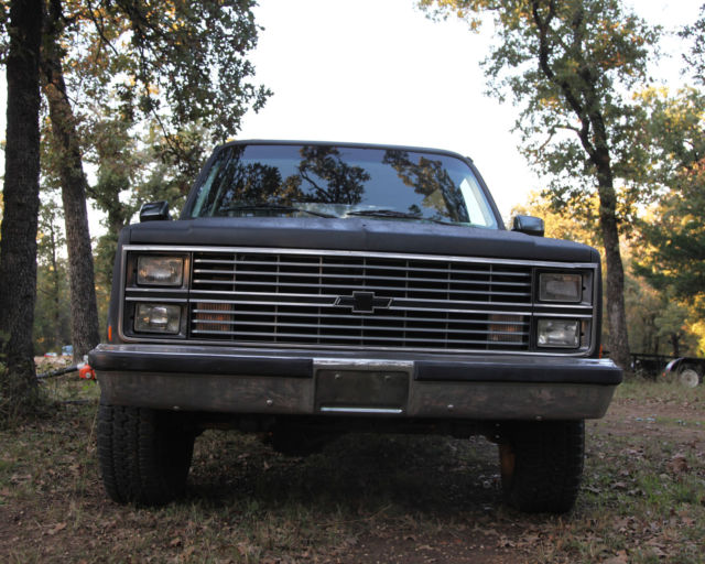 1984 Black Kevlar paint Chevrolet Blazer SUV