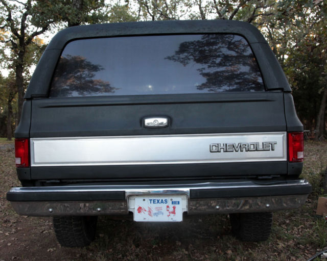 1984 Black Kevlar paint Chevrolet Blazer SUV