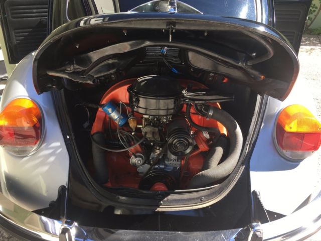 1973 Silver/ black Volkswagen Beetle - Classic