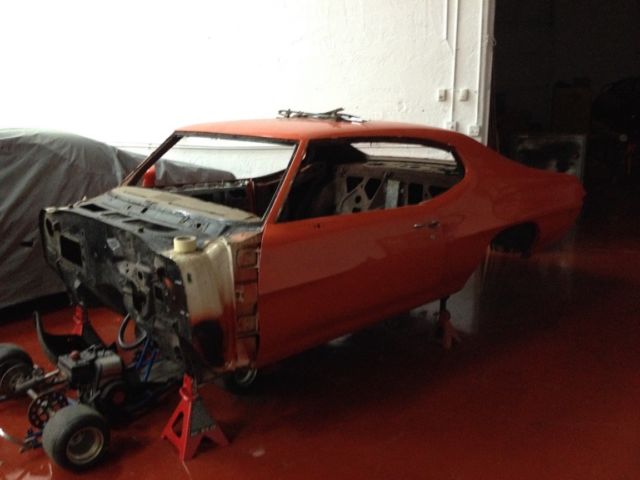 1972 Sundance Orange Pontiac GTO Coupe