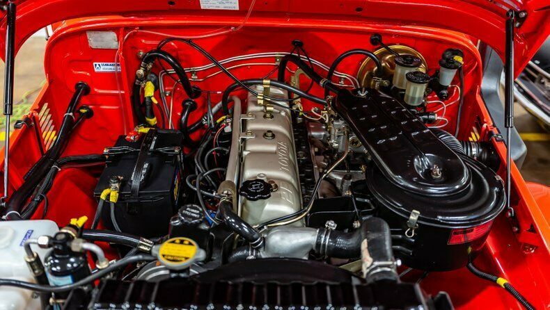 1982 Red Toyota Land Cruiser Pickup (Truck)