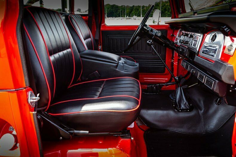 1982 Red Toyota Land Cruiser Pickup (Truck)