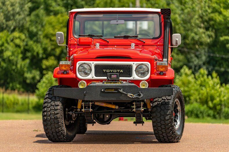 1982 Red Toyota Land Cruiser Pickup (Truck)