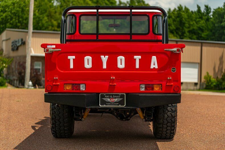 1982 Red Toyota Land Cruiser Pickup (Truck)