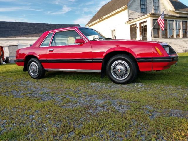 1979 Red Ford Mustang Coupe