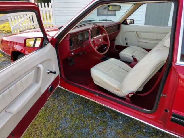 1979 Red Ford Mustang Coupe