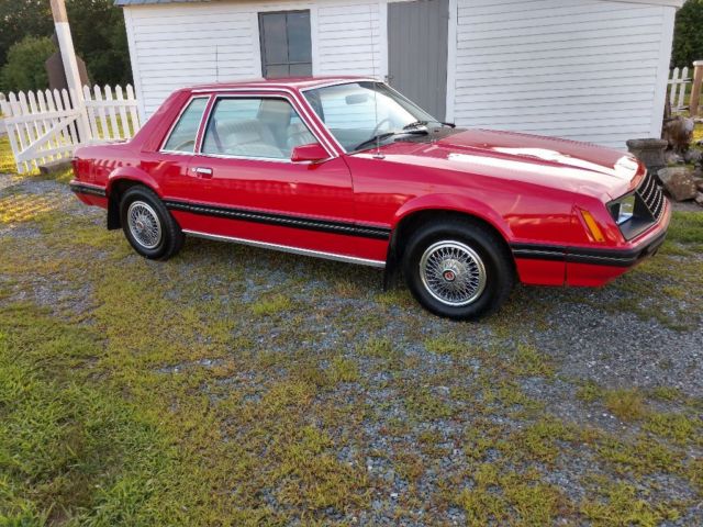 1979 Red Ford Mustang Coupe