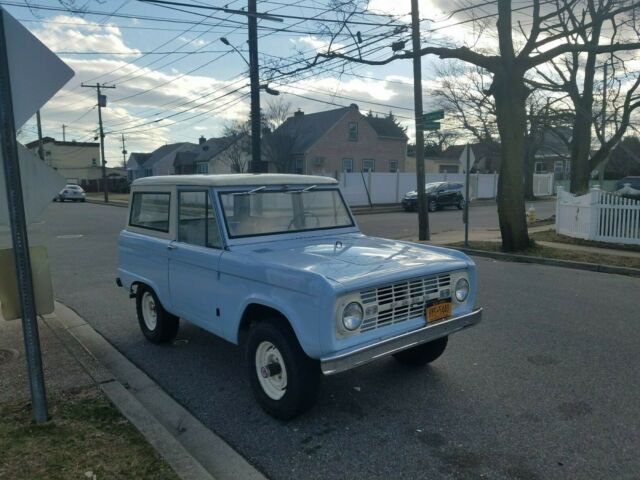 1966 acadian blue Ford Bronco suv